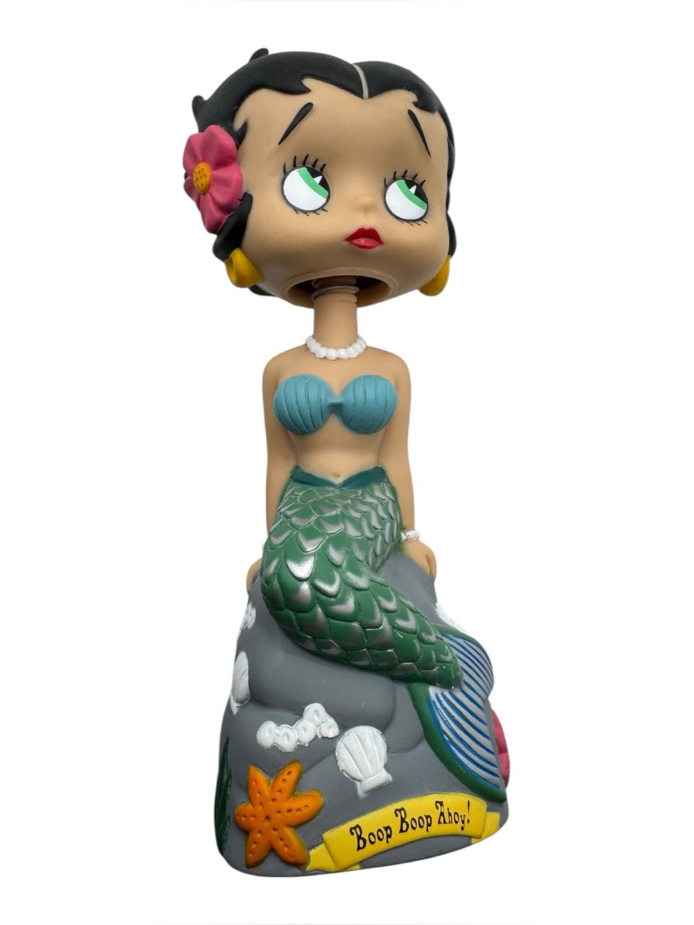 Vintage Funko Wacky Wobbler Betty Boop Mermaid Bobblehead 7" Hobbs & Dobbs Excl